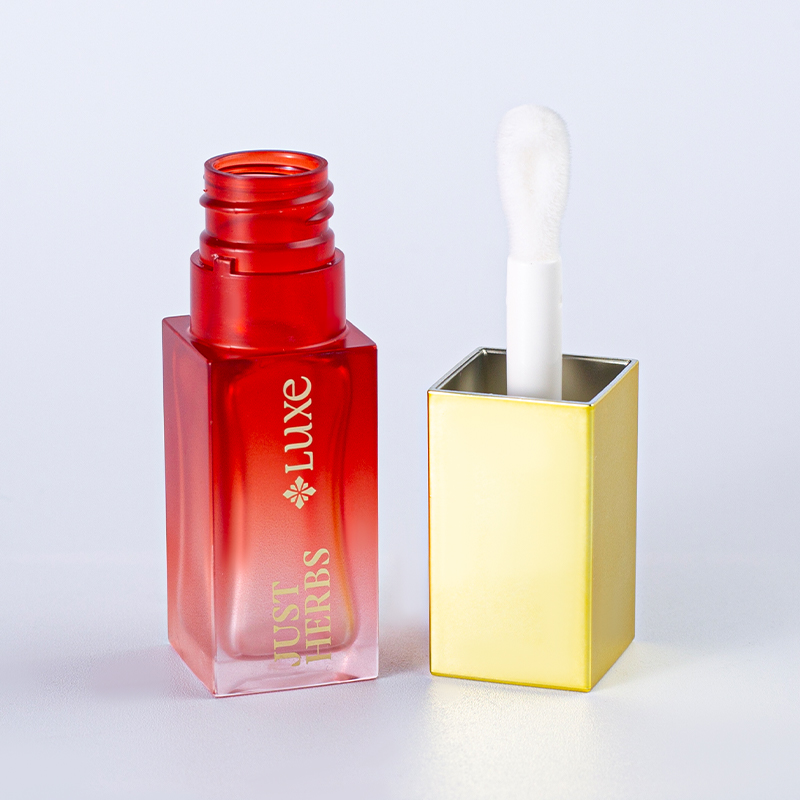 Botella de brillo labial de gradiente cuadrado SY6341G