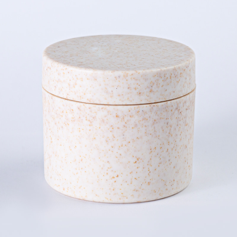 Tarro de crema con efecto piedra natural